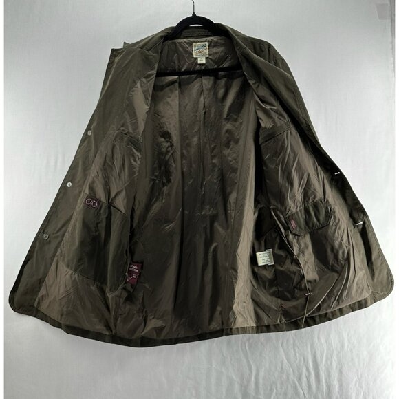 TravelSmith Travel Jacket Mens M Lightweight Sport Coat Pockets Adjustable Olive - Picture 4 of 15